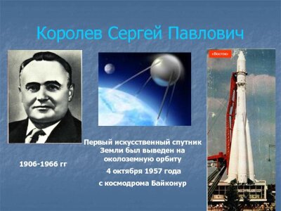 Первый в мире искусственный спутник Земли.
