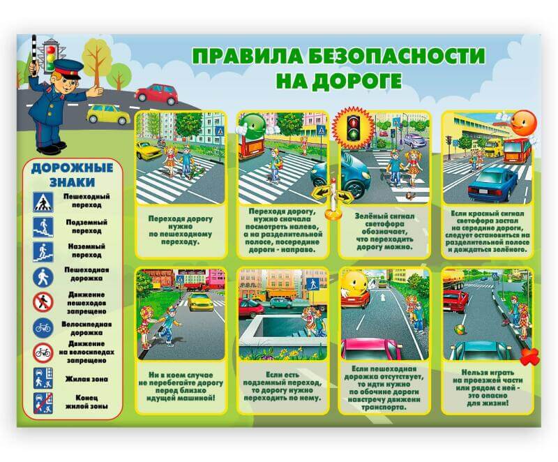 Правила безопасного поведения на дороге