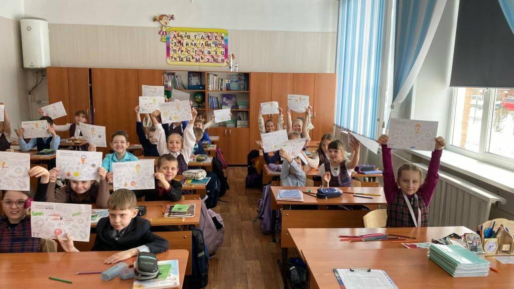 Музей истории города Заозерного провели познавательный урок